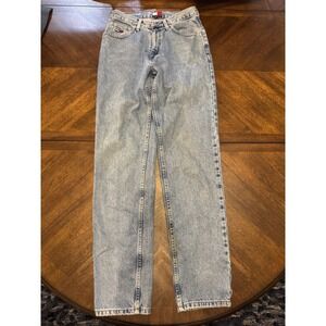 Tommy Jeans Mens Light Wash Straight Leg Denim Jeans Size 31x34 |J1